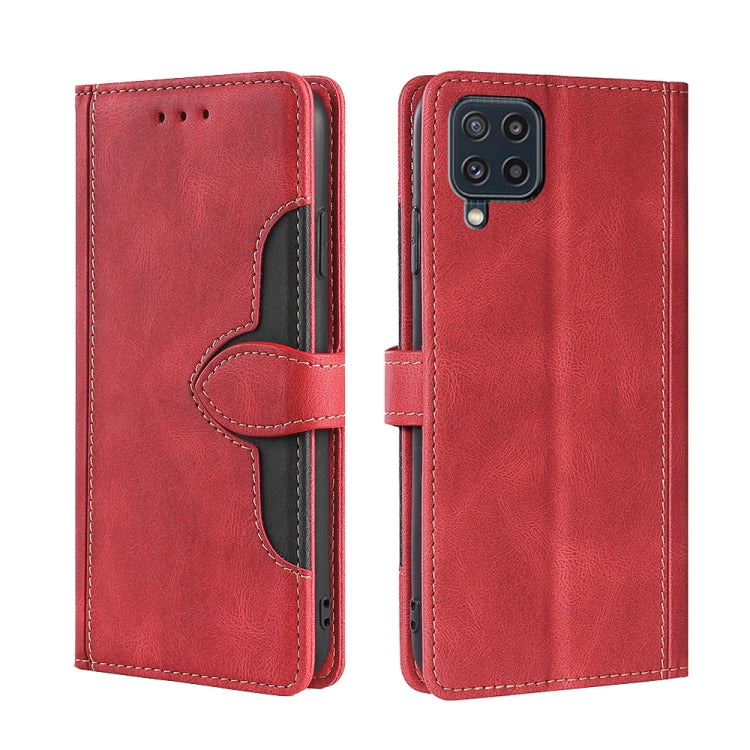 Skin Feel Straw Hat Magnetic Buckle Horizontal Flip PU Leather Case with Holder & Card Slots & Wallet, For Samsung Galaxy A03s (166.5mm), For Samsung Galaxy A03s (164.2mm), For Samsung Galaxy A22 4G, For Samsung Galaxy A22 5G���������������������������...