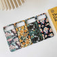 Small Floral Shockproof PC + Water Paste Protective Case, For Samsung Galaxy Z Flip3 5G