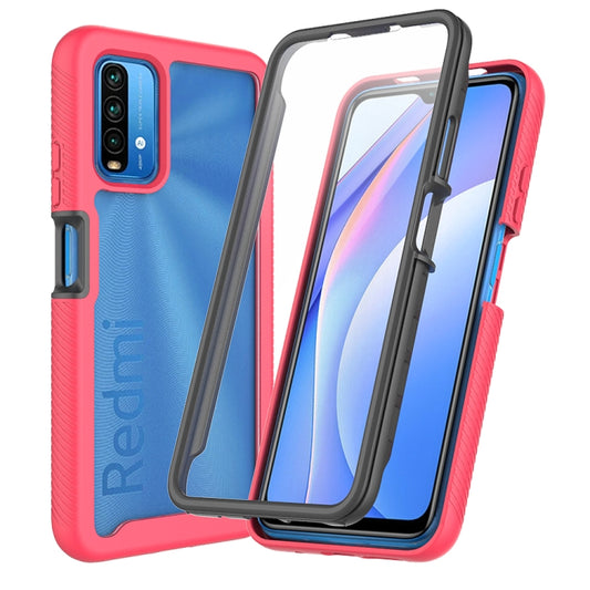Starry Sky Solid Color Series Shockproof PC + TPU Protective Case with PET Film