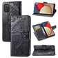 Butterfly Love Flowers Embossed Horizontal Flip Leather Case with Holder & Card Slots & Wallet & Lanyard, For Samsung Galaxy A03s 166mm