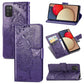 Butterfly Love Flowers Embossed Horizontal Flip Leather Case with Holder & Card Slots & Wallet & Lanyard, For Samsung Galaxy A03s 166mm