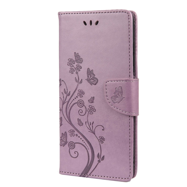 Butterfly Flower Pattern Horizontal Flip Leather Case with Holder & Card Slots & Wallet, For Samsung Galaxy A03s 166mm