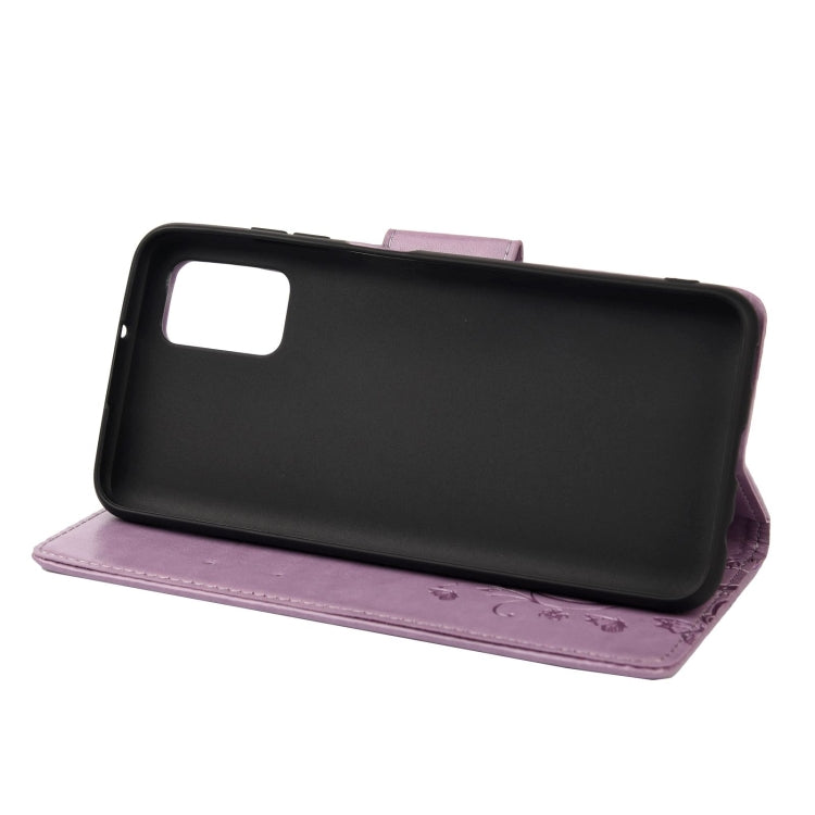 Butterfly Flower Pattern Horizontal Flip Leather Case with Holder & Card Slots & Wallet, For Samsung Galaxy A03s 166mm