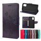 Butterfly Flower Pattern Horizontal Flip Leather Case with Holder & Card Slots & Wallet, For Samsung Galaxy A03s 166mm