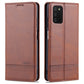 AZNS Magnetic Calf Texture Horizontal Flip Leather Case with Card Slots & Holder & Wallet, For Samsung Galaxy A03s 166mm