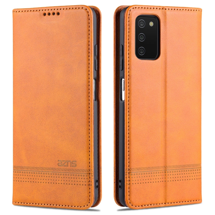 AZNS Magnetic Calf Texture Horizontal Flip Leather Case with Card Slots & Holder & Wallet, For Samsung Galaxy A03s 166mm