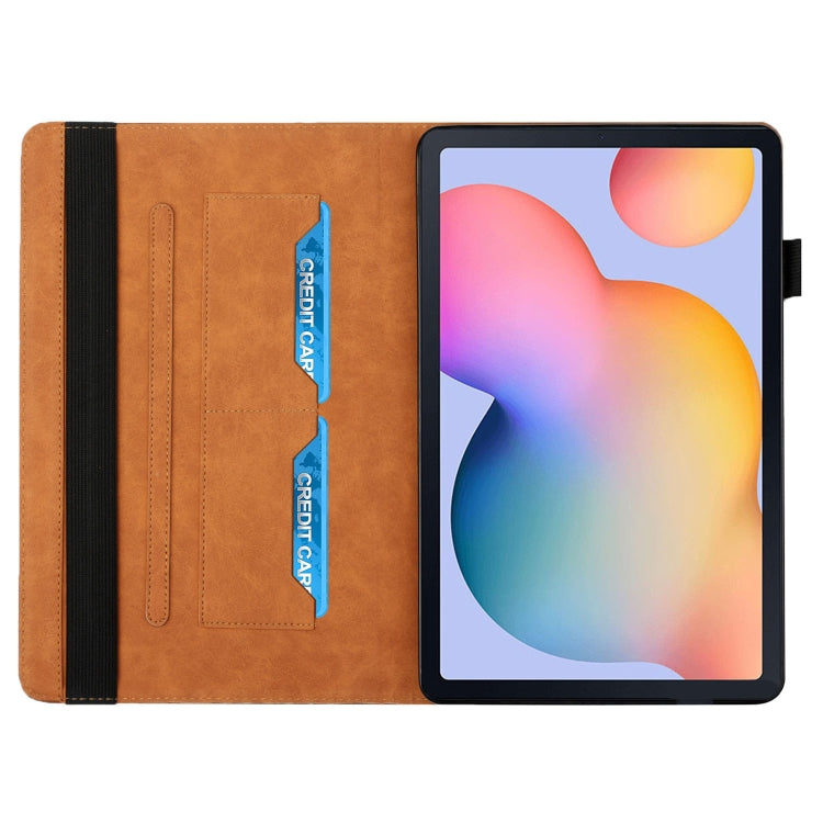 Rhombus Skin Feel Horizontal Flip Tablet Leather Case with Card Slots & Holder, For Samsung Galaxy Tab S6 Lite SM-P610/T615, For Samsung Galaxy Tab A 10.1 2019 T510, For Samsung Galaxy Tab A7 10.4 2020 T500/T505�����������������������������������������...