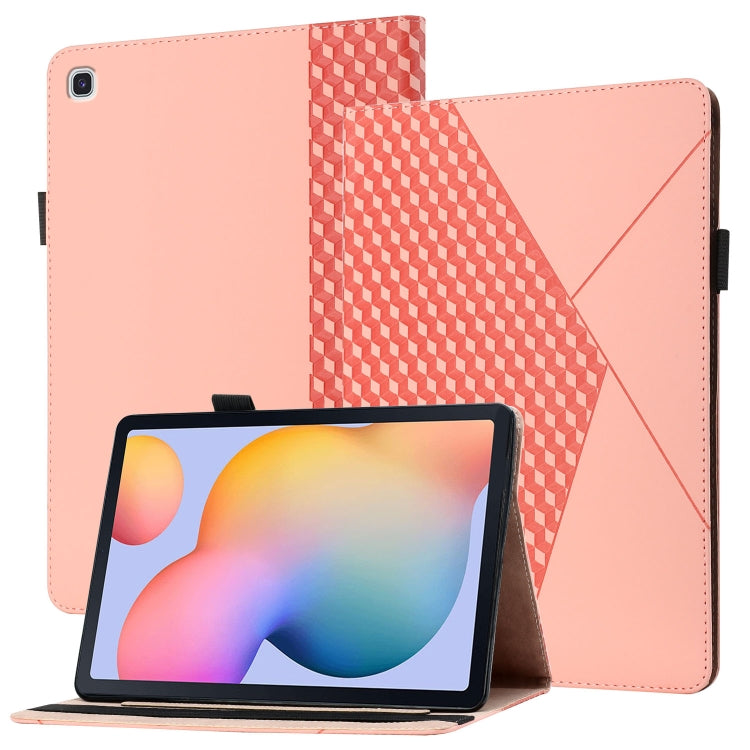 Rhombus Skin Feel Horizontal Flip Tablet Leather Case with Card Slots & Holder, For Samsung Galaxy Tab S6 Lite SM-P610/T615, For Samsung Galaxy Tab A 10.1 2019 T510, For Samsung Galaxy Tab A7 10.4 2020 T500/T505�����������������������������������������...