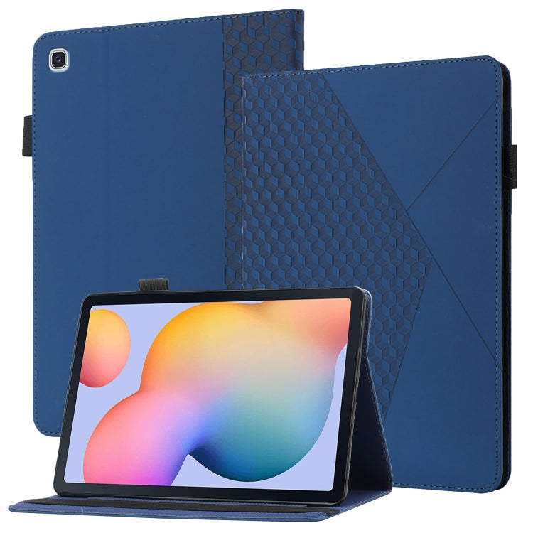 Rhombus Skin Feel Horizontal Flip Tablet Leather Case with Card Slots & Holder, For Samsung Galaxy Tab S6 Lite SM-P610/T615, For Samsung Galaxy Tab A 10.1 2019 T510, For Samsung Galaxy Tab A7 10.4 2020 T500/T505�����������������������������������������...