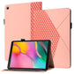 Rhombus Skin Feel Horizontal Flip Tablet Leather Case with Card Slots & Holder, For Samsung Galaxy Tab S6 Lite SM-P610/T615, For Samsung Galaxy Tab A 10.1 2019 T510, For Samsung Galaxy Tab A7 10.4 2020 T500/T505�����������������������������������������...