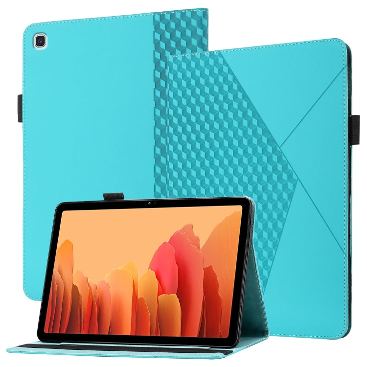 Rhombus Skin Feel Horizontal Flip Tablet Leather Case with Card Slots & Holder, For Samsung Galaxy Tab S6 Lite SM-P610/T615, For Samsung Galaxy Tab A 10.1 2019 T510, For Samsung Galaxy Tab A7 10.4 2020 T500/T505�����������������������������������������...