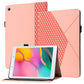 Rhombus Skin Feel Horizontal Flip Tablet Leather Case with Card Slots & Holder, For Samsung Galaxy Tab S6 Lite SM-P610/T615, For Samsung Galaxy Tab A 10.1 2019 T510, For Samsung Galaxy Tab A7 10.4 2020 T500/T505�����������������������������������������...