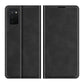 Retro-skin Magnetic Suction Leather Case with Holder & Card Slots & Wallet, For Galaxy A03s 166mm