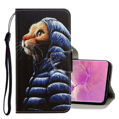 3D Colored Drawing Horizontal Flip PU Leather Case with Holder & Card Slots & Wallet