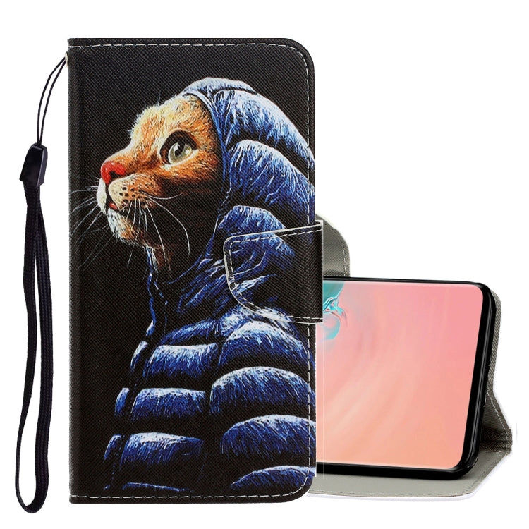 3D Colored Drawing Horizontal Flip PU Leather Case with Holder & Card Slots & Wallet