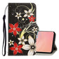 3D Colored Drawing Horizontal Flip PU Leather Case with Holder & Card Slots & Wallet
