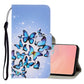 3D Colored Drawing Horizontal Flip PU Leather Case with Holder & Card Slots & Wallet