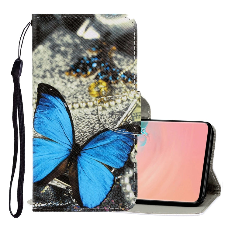 3D Colored Drawing Horizontal Flip PU Leather Case with Holder & Card Slots & Wallet
