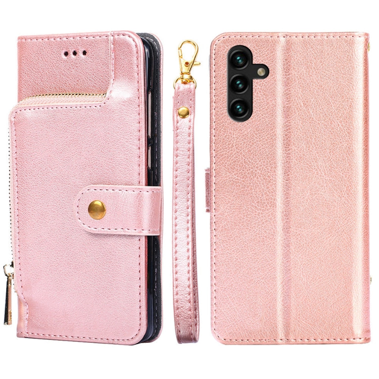 Zipper Bag PU + TPU Horizontal Flip Leather Case with Holder & Card Slot & Wallet & Lanyard, For Samsung Galaxy A13 5G, For Samsung Galaxy S22 5G, For Samsung Galaxy S22+ 5G, For Samsung Galaxy S22 Ultra 5G