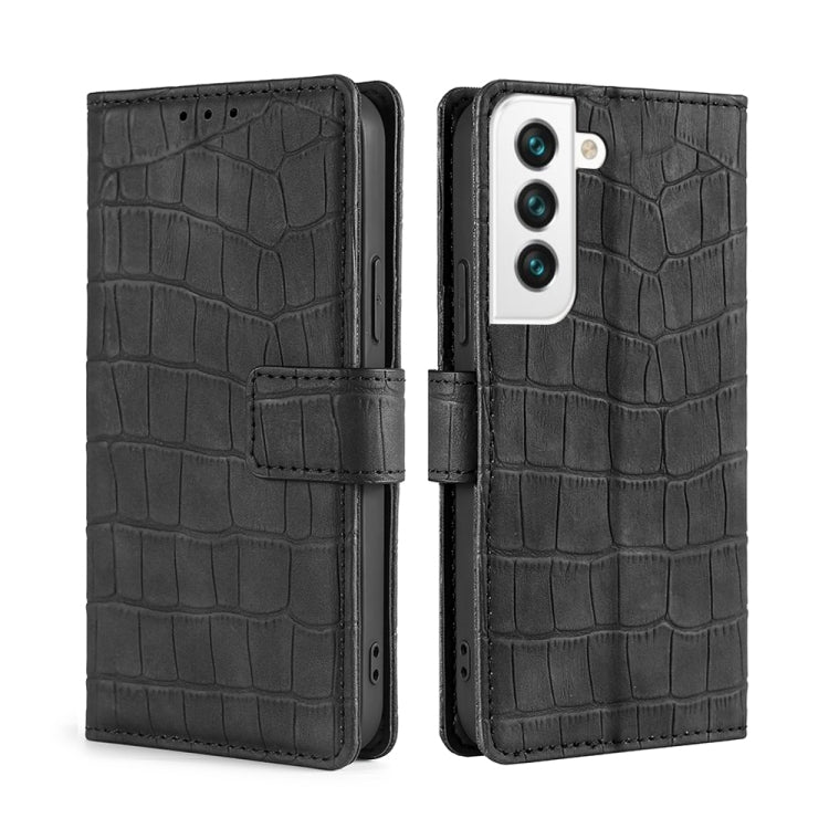 Skin Feel Crocodile Texture Magnetic Clasp Horizontal Flip PU Case with Holder & Card Slots & Wallet, For Samsung Galaxy A13 5G, For Samsung Galaxy S22 5G, For Samsung Galaxy S22+ 5G, For Samsung Galaxy S22 Ultra 5G
