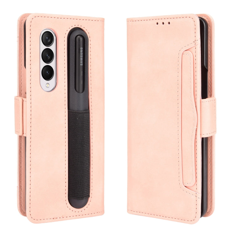 Skin Feel Calf Pattern Horizontal Flip Leather Case with Holder & Card Slots & Photo Frame, For Motorola Moto G50 5G Oversea Version, For OPPO Realme 8i, For vivo Y33S / Y21 / Y21S, For Nokia G50 5G, For Samsung Galaxy Z Fold3 5G(Pen Slot)�������������...