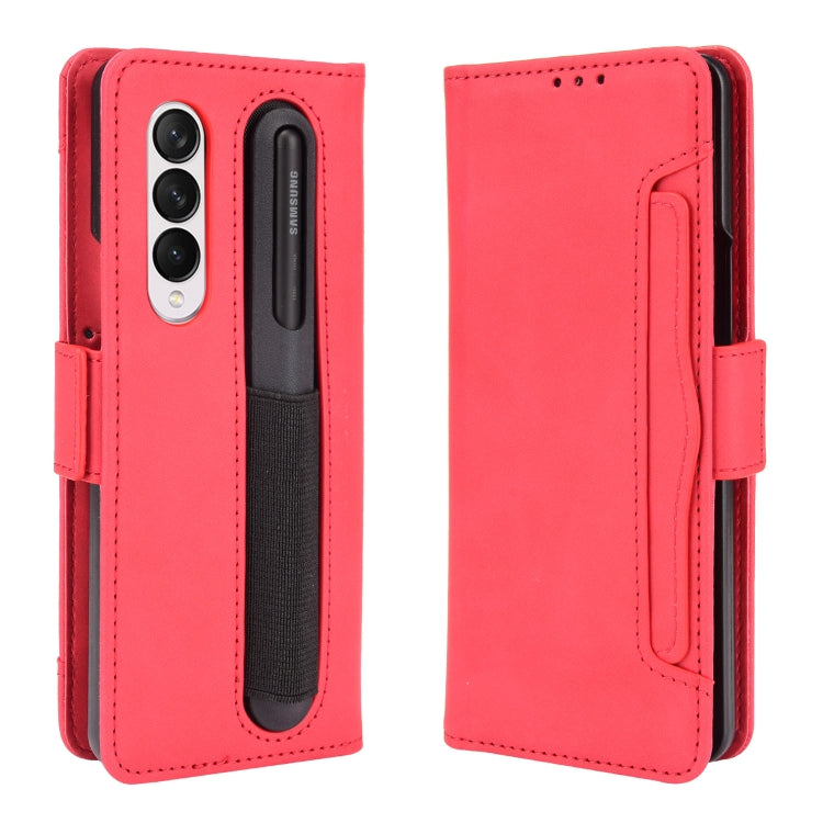 Skin Feel Calf Pattern Horizontal Flip Leather Case with Holder & Card Slots & Photo Frame, For Motorola Moto G50 5G Oversea Version, For OPPO Realme 8i, For vivo Y33S / Y21 / Y21S, For Nokia G50 5G, For Samsung Galaxy Z Fold3 5G(Pen Slot)�������������...
