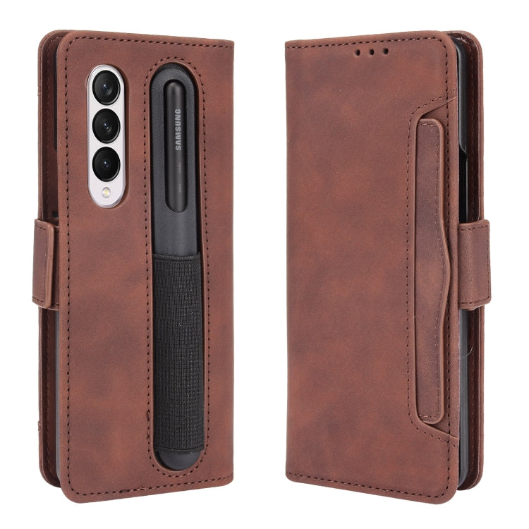 Skin Feel Calf Pattern Horizontal Flip Leather Case with Holder & Card Slots & Photo Frame, For Motorola Moto G50 5G Oversea Version, For OPPO Realme 8i, For vivo Y33S / Y21 / Y21S, For Nokia G50 5G, For Samsung Galaxy Z Fold3 5G(Pen Slot)�������������...