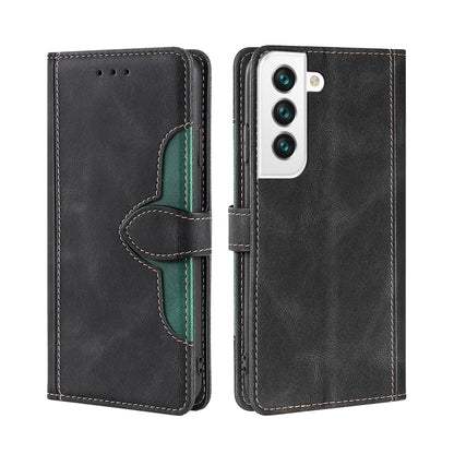 Skin Feel Straw Hat Horizontal Flip Leather Case with Holder & Card Slots, For Samaung Galaxy S22 5G, For Samaung Galaxy S22+ 5G, For Samaung Galaxy S22 Ultra 5G, For Samsung Galaxy A13 5G