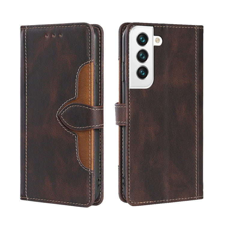 Skin Feel Straw Hat Horizontal Flip Leather Case with Holder & Card Slots, For Samaung Galaxy S22 5G, For Samaung Galaxy S22+ 5G, For Samaung Galaxy S22 Ultra 5G, For Samsung Galaxy A13 5G