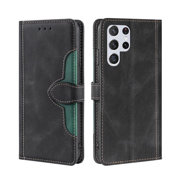 Skin Feel Straw Hat Horizontal Flip Leather Case with Holder & Card Slots, For Samaung Galaxy S22 5G, For Samaung Galaxy S22+ 5G, For Samaung Galaxy S22 Ultra 5G, For Samsung Galaxy A13 5G