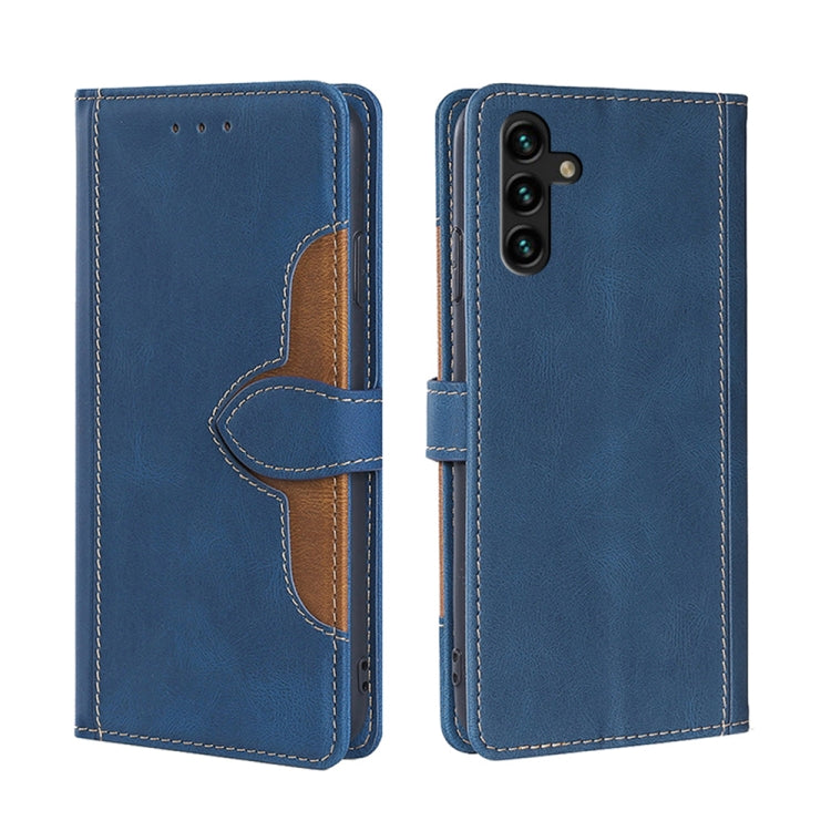 Skin Feel Straw Hat Horizontal Flip Leather Case with Holder & Card Slots, For Samaung Galaxy S22 5G, For Samaung Galaxy S22+ 5G, For Samaung Galaxy S22 Ultra 5G, For Samsung Galaxy A13 5G