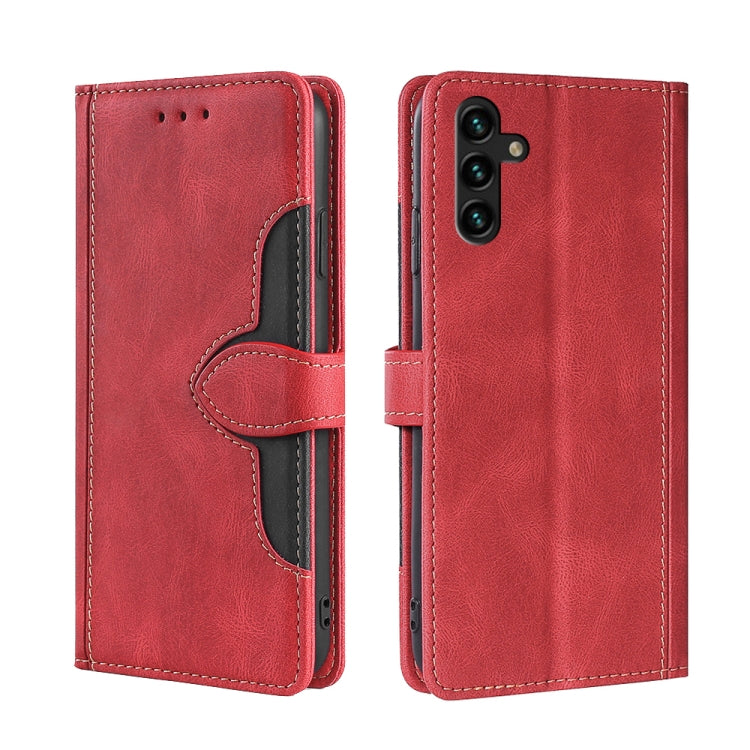 Skin Feel Straw Hat Horizontal Flip Leather Case with Holder & Card Slots, For Samaung Galaxy S22 5G, For Samaung Galaxy S22+ 5G, For Samaung Galaxy S22 Ultra 5G, For Samsung Galaxy A13 5G