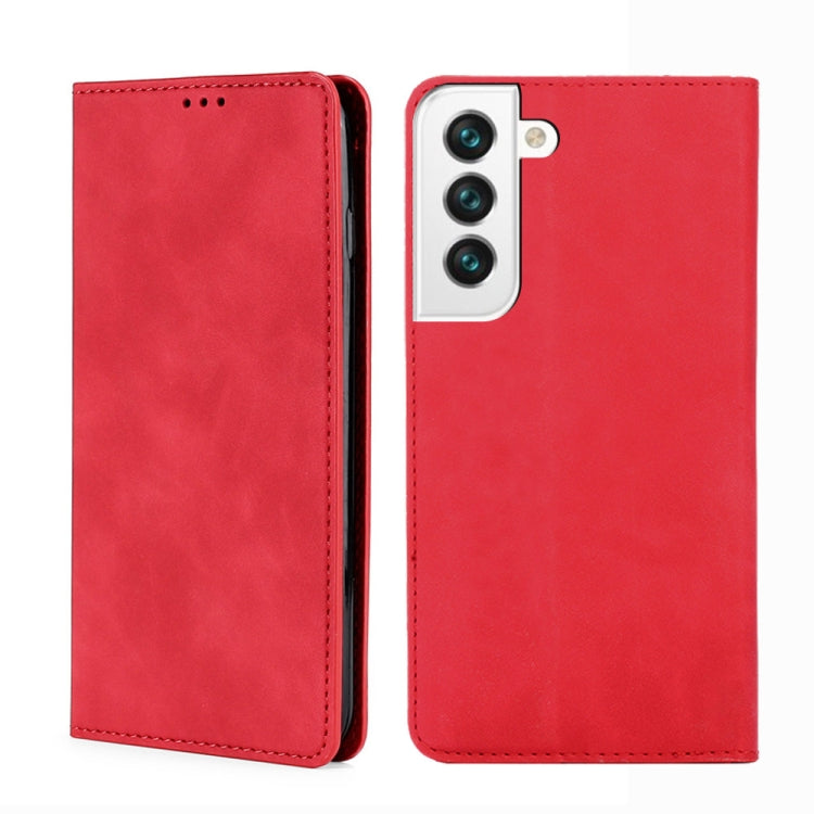 Skin Feel Magnetic Horizontal Flip Leather Case with Holder & Card Slots, For Samaung Galaxy S22 5G, For Samaung Galaxy S22+ 5G, For Samaung Galaxy S22 Ultra 5G, For Samsung Galaxy A13 5G