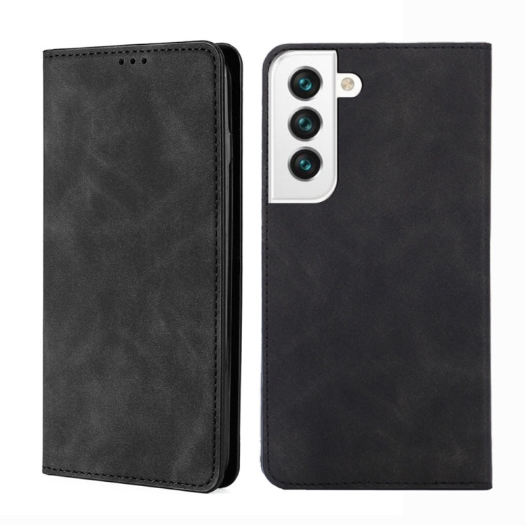 Skin Feel Magnetic Horizontal Flip Leather Case with Holder & Card Slots, For Samaung Galaxy S22 5G, For Samaung Galaxy S22+ 5G, For Samaung Galaxy S22 Ultra 5G, For Samsung Galaxy A13 5G