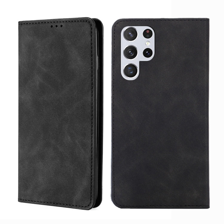 Skin Feel Magnetic Horizontal Flip Leather Case with Holder & Card Slots, For Samaung Galaxy S22 5G, For Samaung Galaxy S22+ 5G, For Samaung Galaxy S22 Ultra 5G, For Samsung Galaxy A13 5G