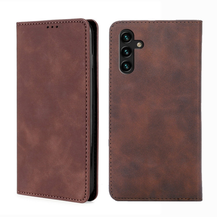 Skin Feel Magnetic Horizontal Flip Leather Case with Holder & Card Slots, For Samaung Galaxy S22 5G, For Samaung Galaxy S22+ 5G, For Samaung Galaxy S22 Ultra 5G, For Samsung Galaxy A13 5G