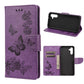 Butterfly Embossed Horizontal Flip Leather Phone Case with Card Slot & Holder, For Samsung Galaxy A13 5G