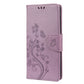 Butterfly Flower Pattern Horizontal Flip Leather Phone Case with Card Slot & Holder, For Samsung Galaxy A13 5G