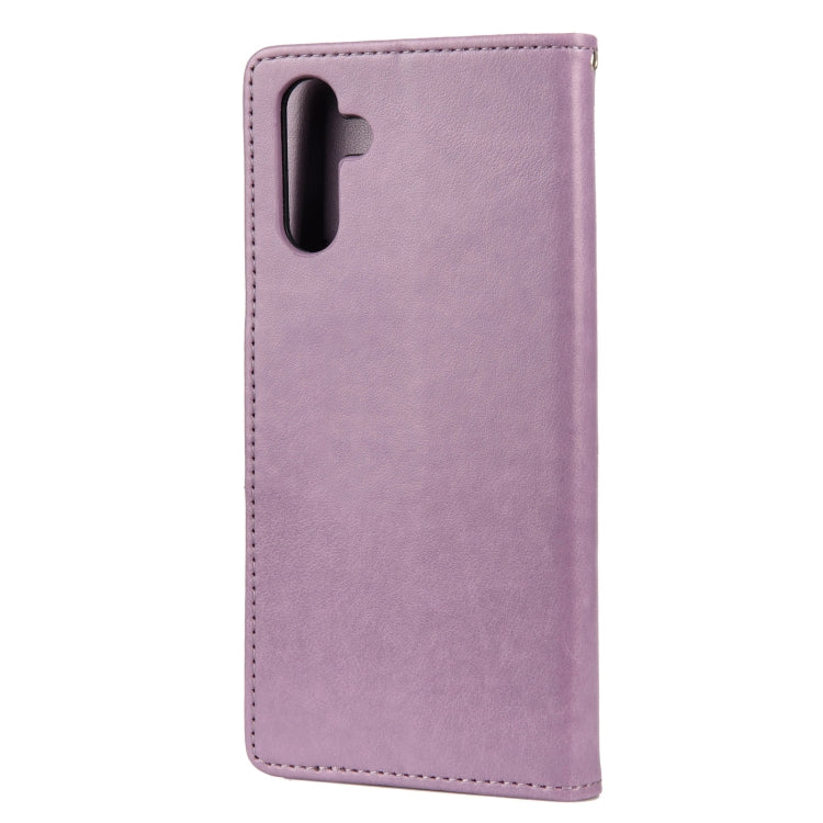 Butterfly Flower Pattern Horizontal Flip Leather Phone Case with Card Slot & Holder, For Samsung Galaxy A13 5G
