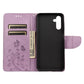 Butterfly Flower Pattern Horizontal Flip Leather Phone Case with Card Slot & Holder, For Samsung Galaxy A13 5G