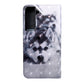 3D Painted Pattern Horizontal Flip Leather Phone Case with Holder & Lanyard