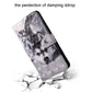 3D Painted Pattern Horizontal Flip Leather Phone Case with Holder & Lanyard