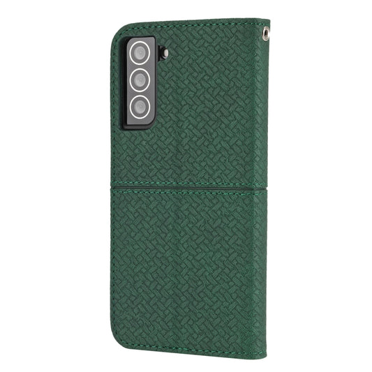 Woven Texture Stitching Magnetic Horizontal Flip PU Leather Phone Case, For Samaung Galaxy S22 5G, For Samaung Galaxy S22+ 5G