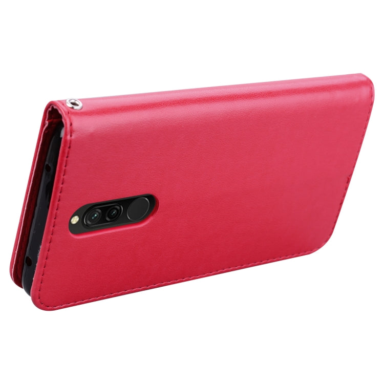 Rose Embossed Horizontal Flip PU Leather Case for Galaxy A10, with Holder & Card Slots & Wallet