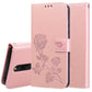Rose Embossed Horizontal Flip PU Leather Case for Galaxy A10, with Holder & Card Slots & Wallet