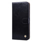 Business Style Oil Wax Texture Horizontal Flip Leather Case, with Holder & Card Slots & Wallet