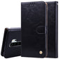 Business Style Oil Wax Texture Horizontal Flip Leather Case, with Holder & Card Slots & Wallet