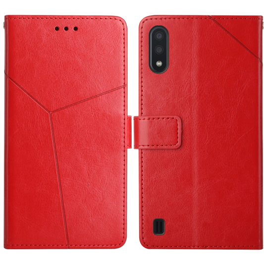 Y Stitching Horizontal Flip Leather Case with Holder & Card Slots & Wallet & Photo Frame, For Samsung Galaxy A01, For Samsung Galaxy A01 Core, For Samsung Galaxy A02 EU Version, For Samsung Galaxy A02s, For Samsung Galaxy A03s 166mm��������������������...