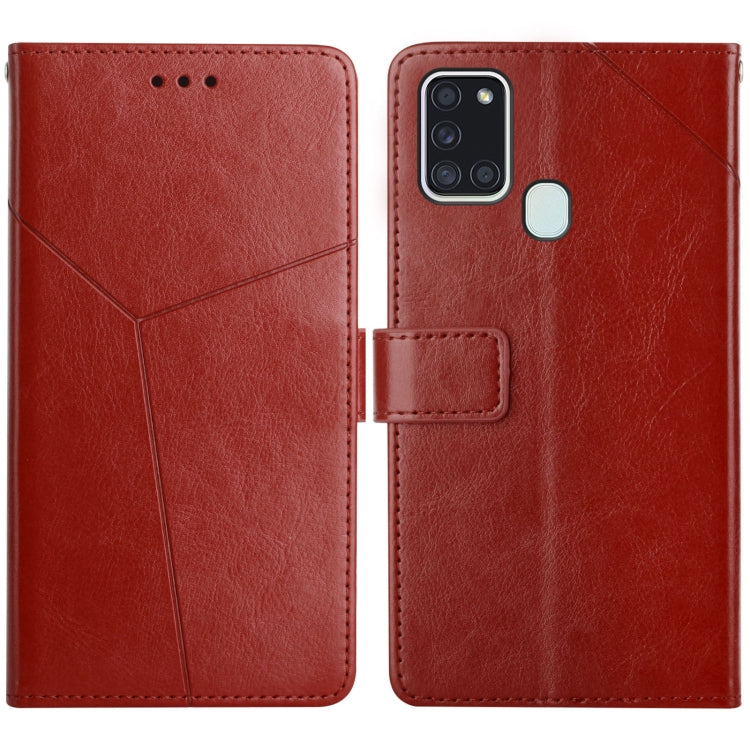 Y Stitching Horizontal Flip Leather Case with Holder & Card Slots & Wallet & Photo Frame, For Samsung Galaxy A20s, For Samsung Galaxy A21, For Samsung Galaxy A21s EU Version, For Samsung Galaxy A22 4G, For Samsung Galaxy A22 5G, For Samsung Galaxy A32 ...