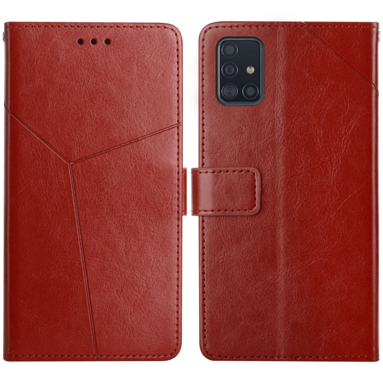 Y Stitching Horizontal Flip Leather Case with Holder & Card Slots & Wallet & Photo Frame, For Samsung Galaxy A42, For Samsung Galaxy A50, For Samsung Galaxy A51 5G, For Samsung Galaxy A51 / M40s, For Samsung Galaxy A70, For Samsung Galaxy A70e���������...